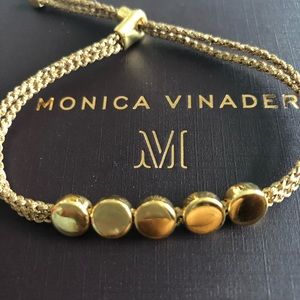 Monica Vinader Linear Bead Friendship Bracelet